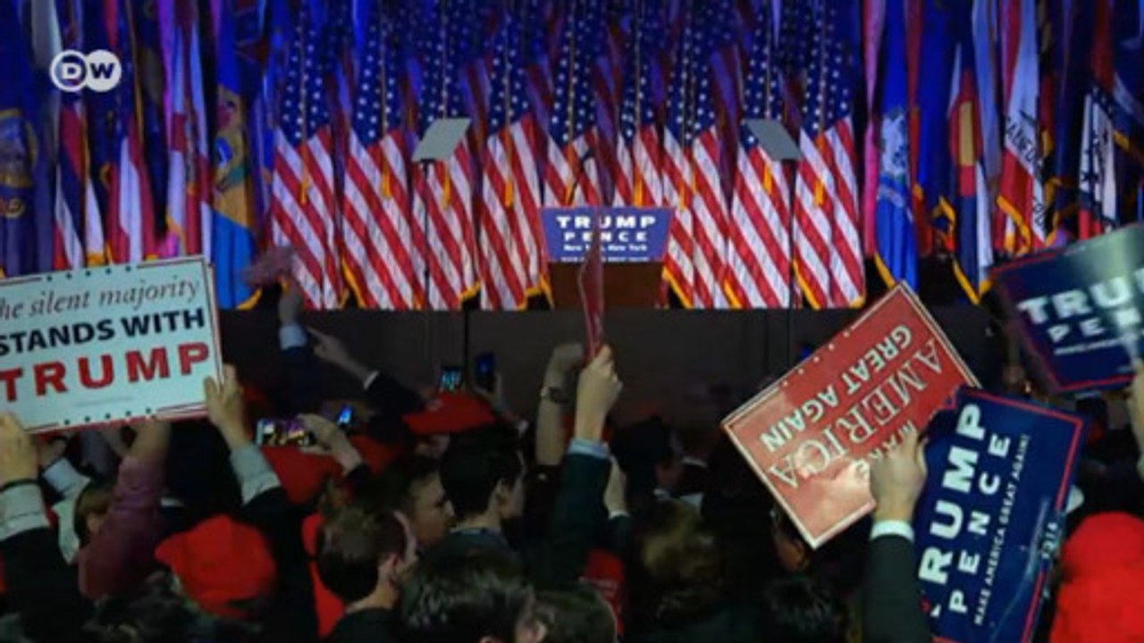 Eleitores de Hillary e Trump reagem à eleição