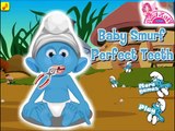 Baby Smurf Perfect Teeth video for cute babies-Baby Games-Dental Care