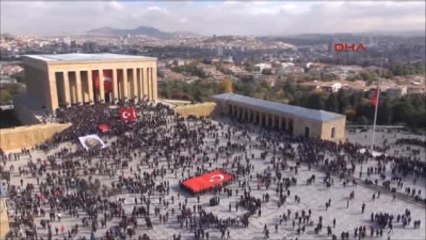 Atatürk'ü Anma Günü'nde Anıtkabir'in Havadan Çekilen Görüntüleri