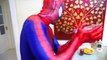 Spiderman vs Joker vs Frozen Elsa Farting Valentines day Fun Superhero Movie in Real Life