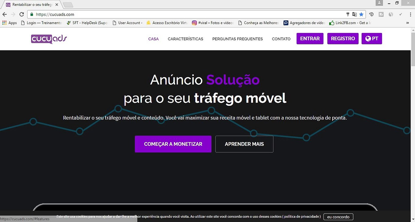 Cucuads - solução de mobile marketing centrado no tráfego móvel.