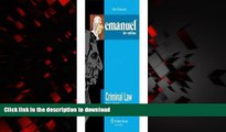 liberty books  Emanuel Law Outlines: Criminal Law 7th (seventh) edition