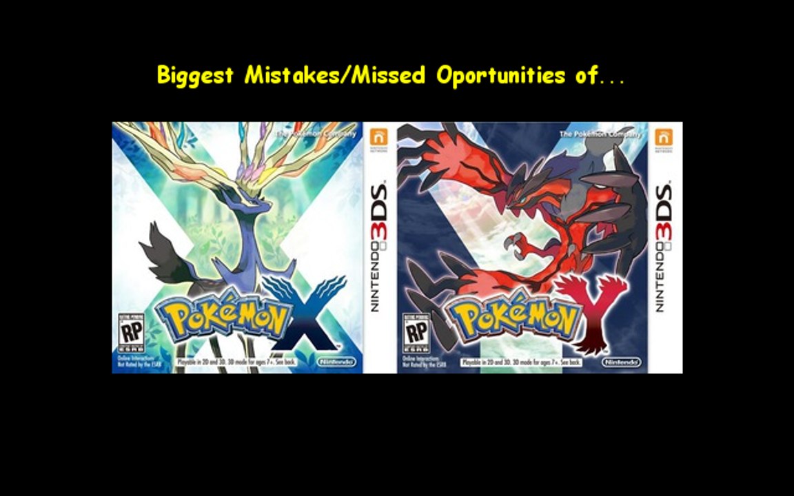 A. Yoshi Show #4: The Biggest mistakes/Missed opportunities of Pokemon Gen 6