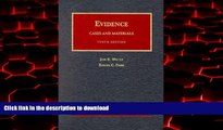 liberty book  Evidence, Cases and Materials: Cases and Materials (University Casebook Series)