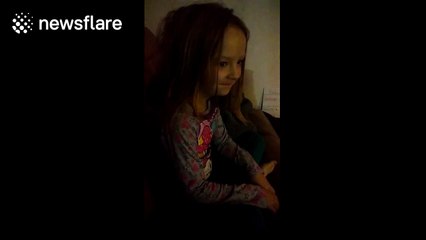 Girl, 5, uses naughty word to describe Donald Trump