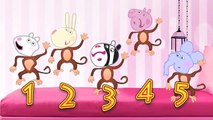 5 PEPPA PIG Jumping on the bed - Five little monkeys Peppa Pig Jumping on The Bed