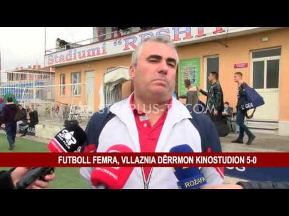FUTBOLL FEMRA, VLLAZNIA DËRRMON KINOSTUDION 5-0