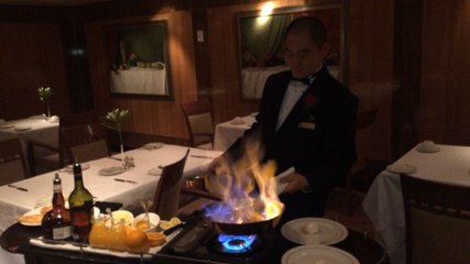 Sur le liner Queen Mary 2