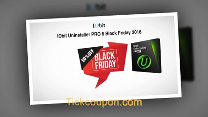 50% OFF IObit Uninstaller PRO 6 Black Friday 2016