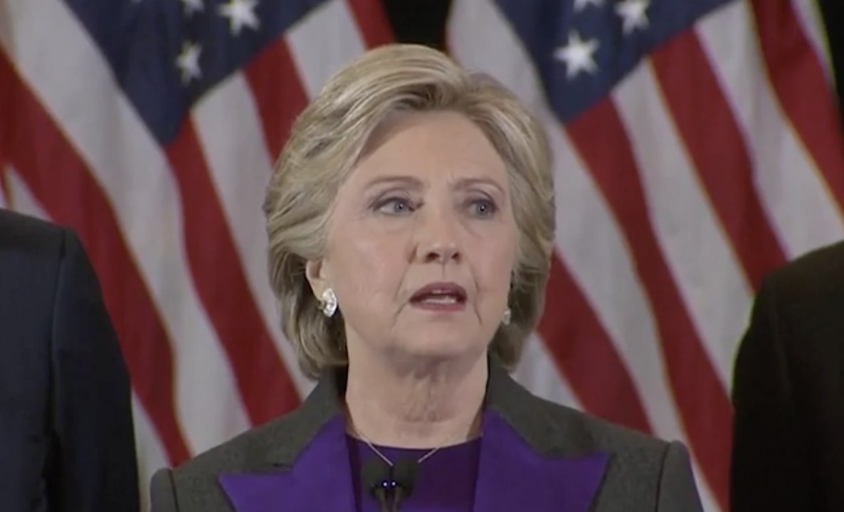 El discurso de Hillary Clinton tras la derrota