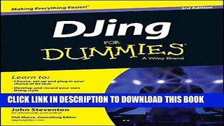 [PDF] DJing For Dummies Full Online