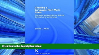 READ book  Creating a Language-Rich Math Class: Strategies and Activities for Building Conceptual