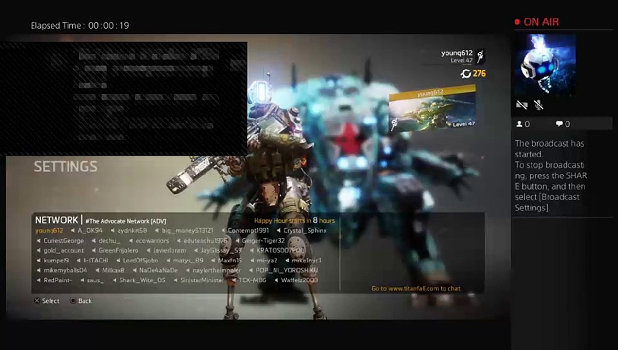 younq612's Live PS4 Broadcast