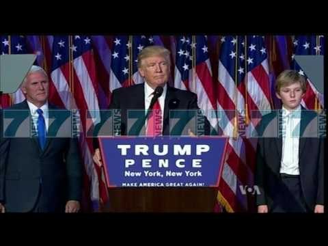 ZGJIDHET PRESIDENTI I RI AMERIKAN DONALD TRUMP BEN APEL PER BASHKIM - News, Lajme - Kanali 11