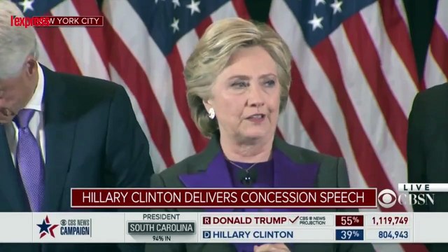 Hillary Clinton: Je sais à quel point vous êtes déçus car je le suis aussi