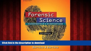 Best book  Forensic Science: Fundamentals and Investigations online to buy