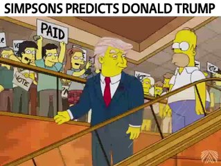L'incroyable prédiction des réalisateurs des simpsons par rapport à Donald Trump