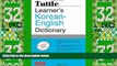 Big Deals  Tuttle Learner s Korean-English Dictionary  Full Read Best Seller