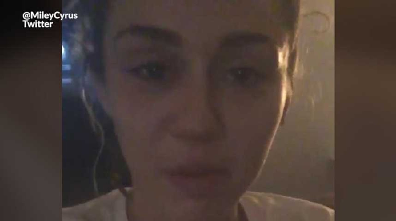 En pleurs, Miley Cyrus publie un message vidéo pour Donald Trump