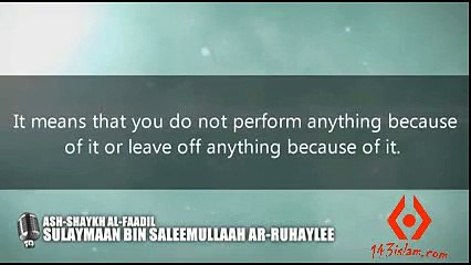 Advise to Those Who are Afflicted  by Waswaas