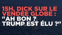 15h, Jean-Pierre Dick sur le Vendée Globe : 