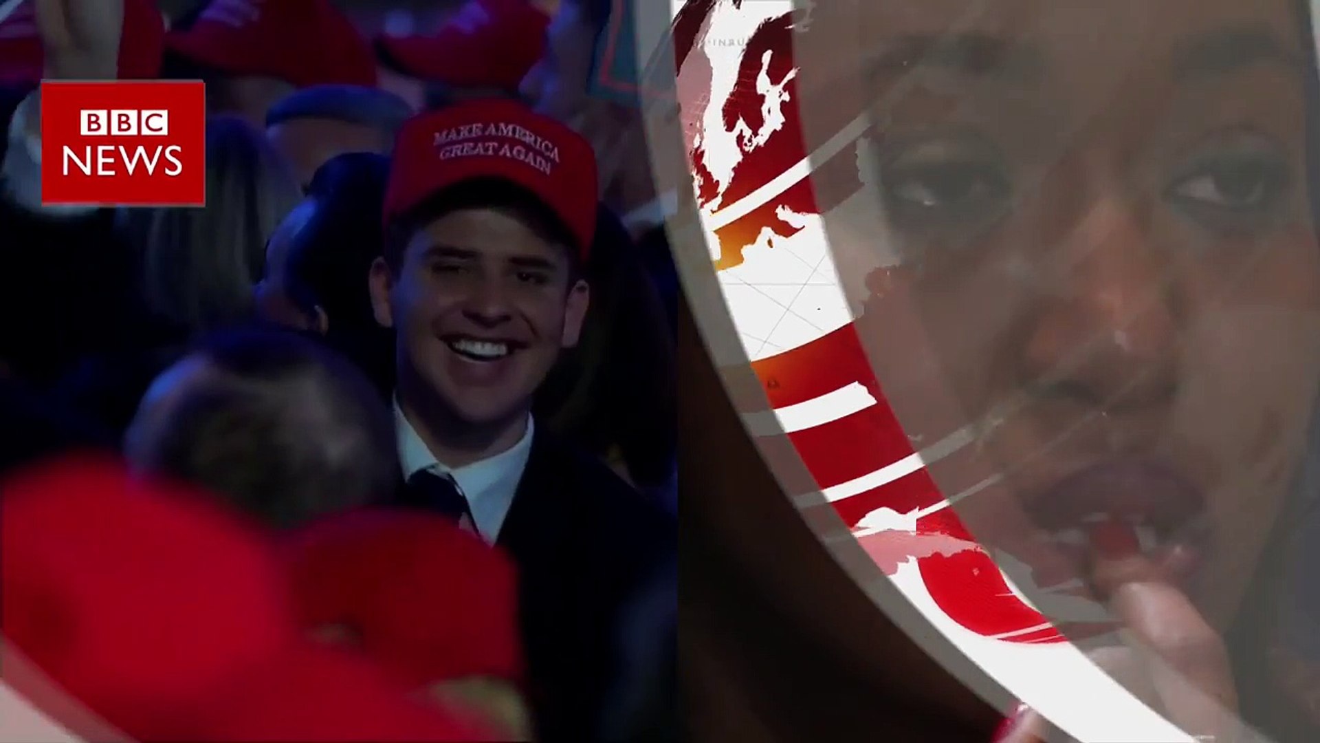 ⁣US Election: Cheers and Tears - BBC News