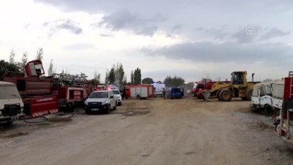 Hurdaya Ayrılmış 11 Otobüs Yandı