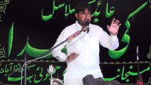 Zakir Fida Hussain Hashmi  13th Muhram 1438(2016) Choti Behak Hafizabad