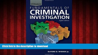 Buy book  O hara s Fundamentals of Criminal Investigation