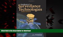 Best book  Handbook of Surveillance Technologies: History   Applications, 3rd Edition online to buy