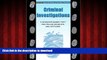 liberty books  Criminal Investigations: A Scenario-Based Text for Police Recruits and Officers