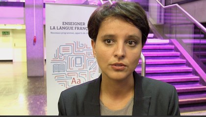 [ARCHIVE] Enseigner la langue française : Najat Vallaud-Belkacem