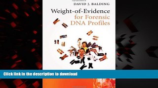 Read book  Weight-of-Evidence for Forensic DNA Profiles online