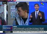 Incertidumbre en Siria tras victoria de Donald Trump en EE.UU.