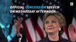 Celebrity reactions to Hillary Clinton's concession speech