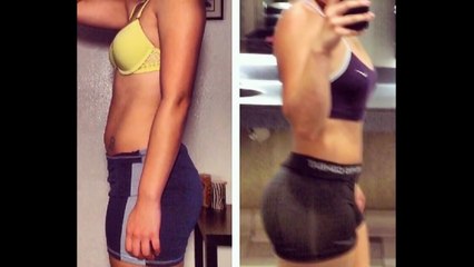 Squat Challenge Before and After - Ass & Leg Toning