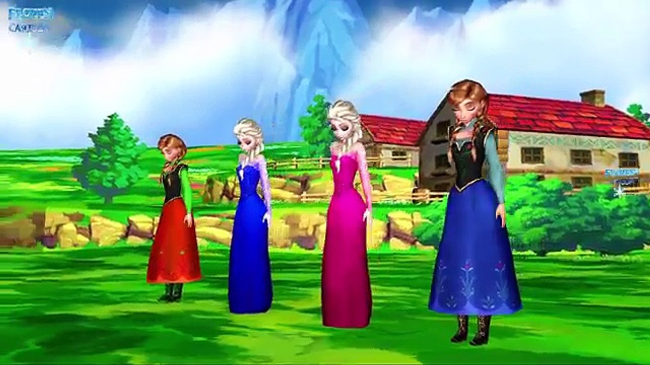 Frozen Elsa Cartoon Finger Family Songs | Frozen Songs Nursery Rhymes Collection For Children