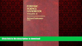 liberty books  Forensic Science Handbook Volume III online