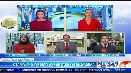 Obama llama a Trump para felicitarlo e invitarlo a la Casa Blanca