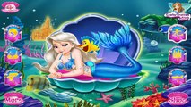 Disney Frozen Princess Elsa and Anna Mermaid Games for Girls