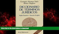 Best books  Diccionario De Terminos Juridicos: Ingles-Espanol Spanish-English (Ariel derecho)