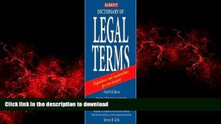 Read books  Dictionary of Legal Terms 4th (fourth) edition Text Only