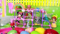 Play-Doh Surprise Eggs Frozen Barbie Park Peppa Pig Disney Princess Sofia The First Toys GIANT Egg
