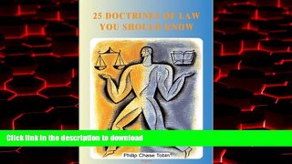 Best book  25 Doctrines of Law You Should Know online to buy