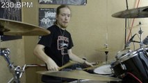200 to 310 BPM Blast Beats!