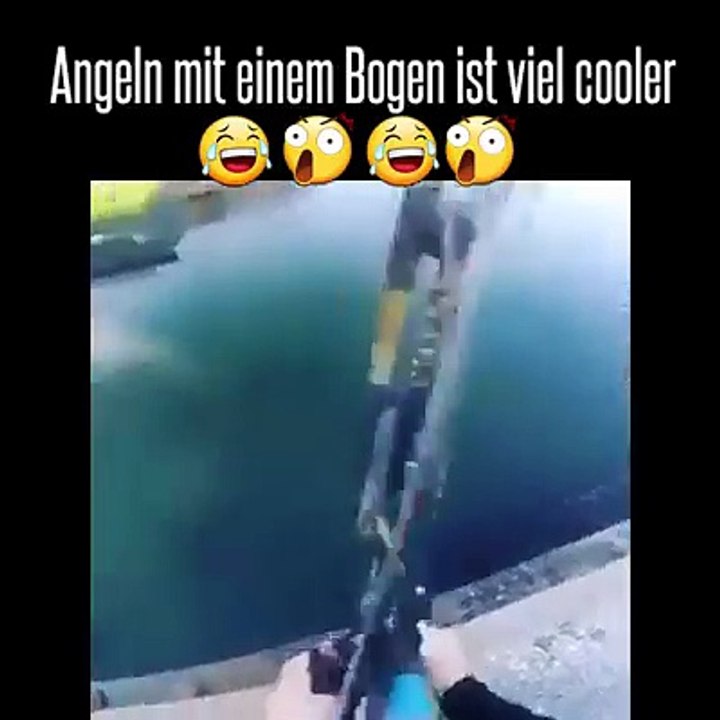 Angeln mit einem Bogen ist viel cooler