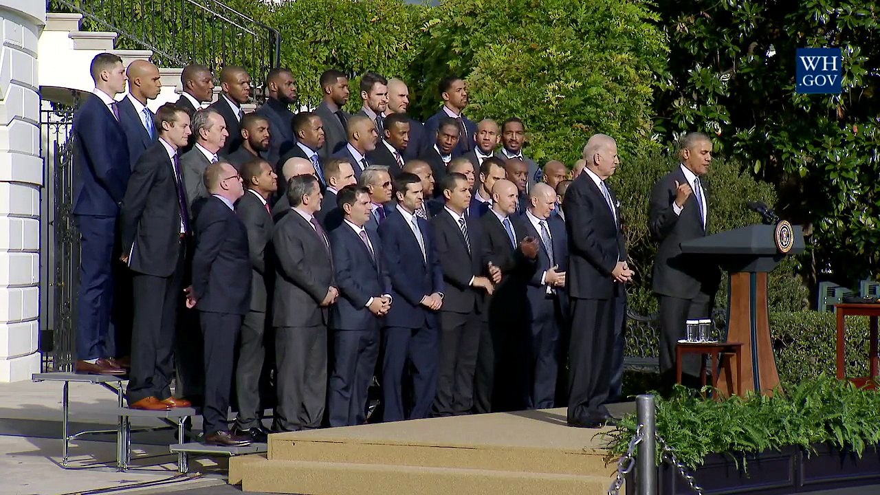2016 NBA Champions Cleveland Cavaliers visit the White House - November 10 th, 2016 (HD)