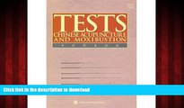 Read book  Tests Chinese Acupuncture and Moxibustion online