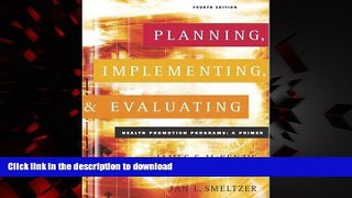 Best books  Planning, Implementing, and Evaluating Health Promotion Programs: A Primer (4th