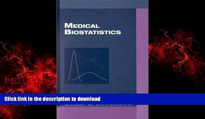 liberty books  Medical Biostatistics (Chapman   Hall/CRC Biostatistics Series) online